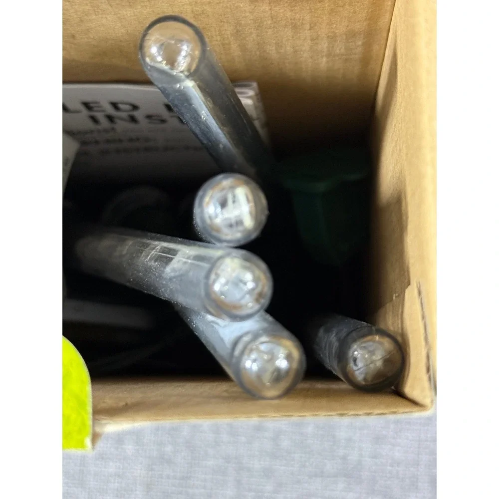 NEW Gemmy Shooting Star LED Light Tubes White Meteor Shower Holiday Decor 8.5ft
